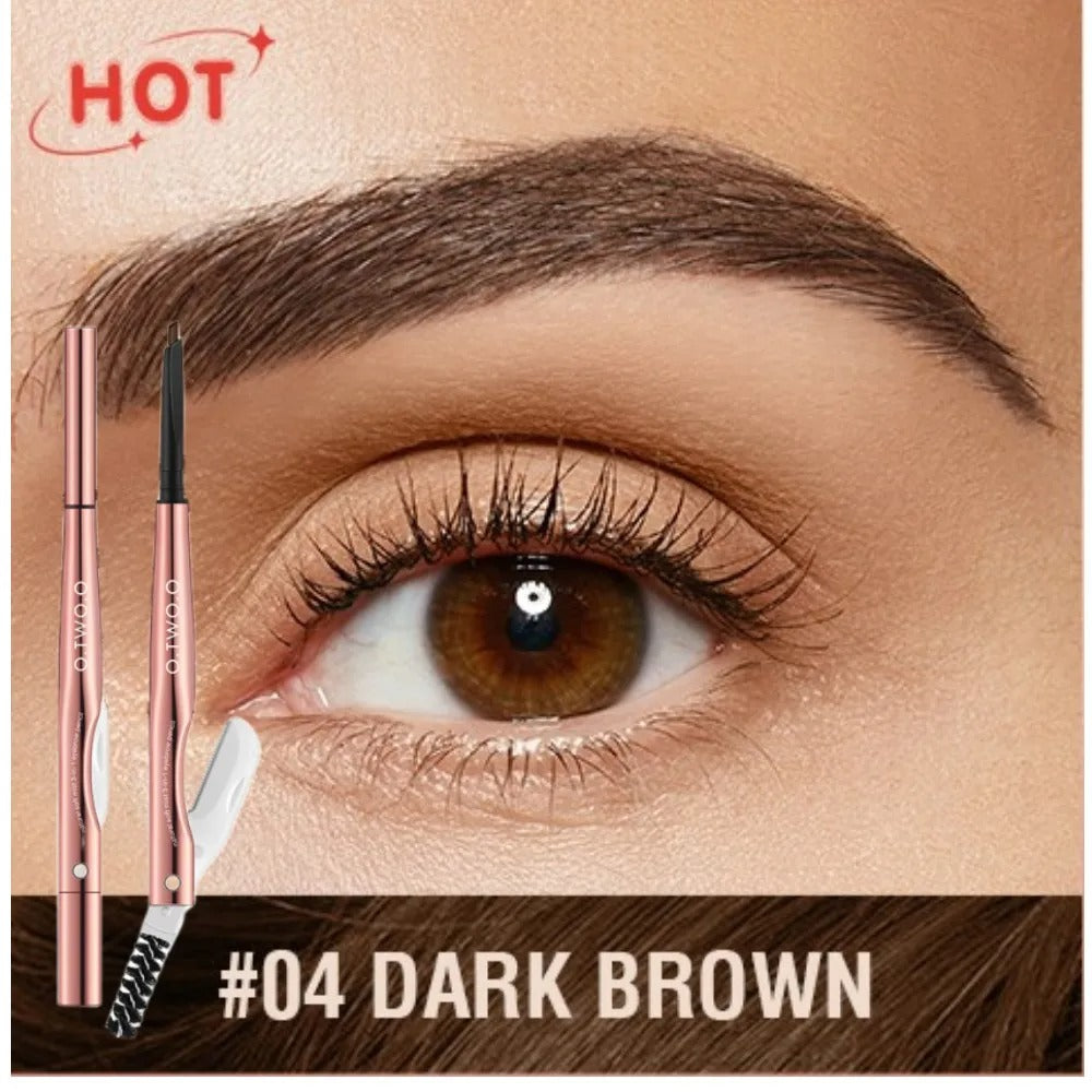 O.TWO.O 3 In 1 Eyebrow Pencil With Eyebrow Trimmer Long Lasting Precise Brow Definer Natural Color Waterproof Eye Brow Pen