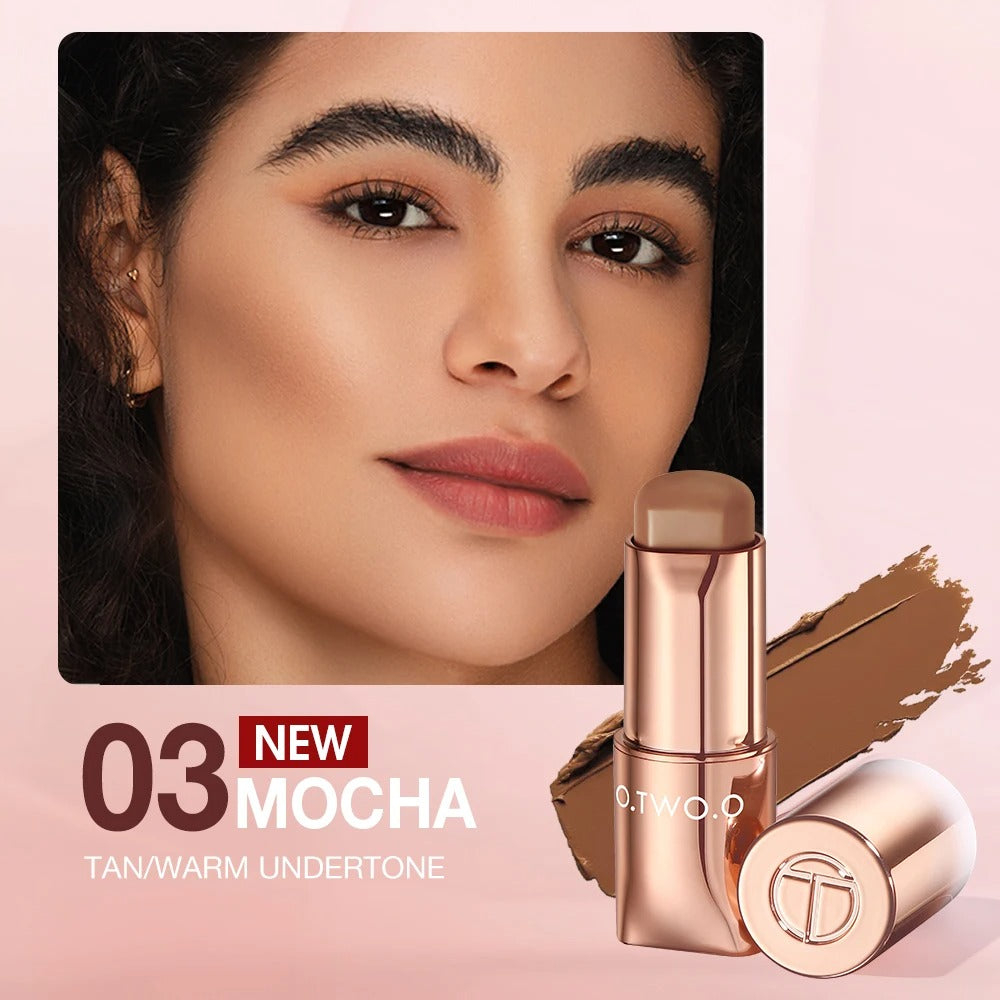 O.TWO.O Contour Stick Cream Long-wear Lightweight Brighten Stick Easy to Sculpt Face Concealer Bronzer Contouring Makeup Pen