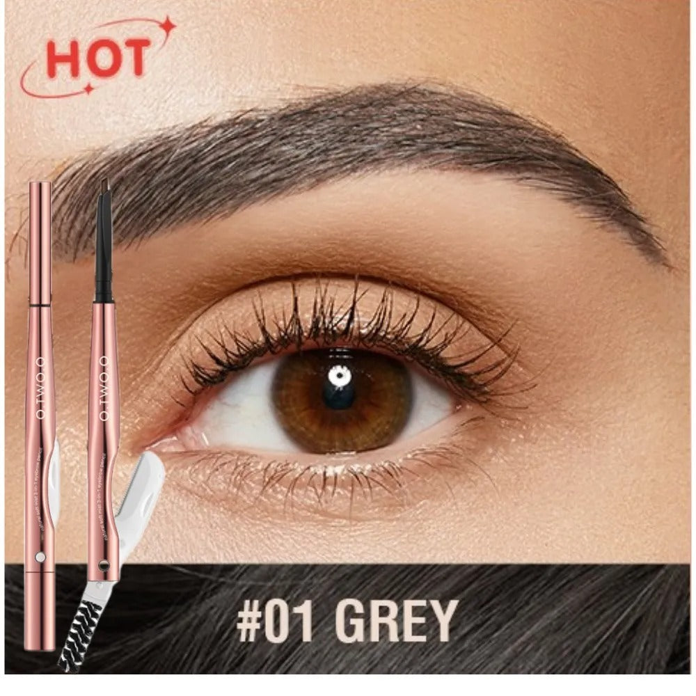 O.TWO.O 3 In 1 Eyebrow Pencil With Eyebrow Trimmer Long Lasting Precise Brow Definer Natural Color Waterproof Eye Brow Pen